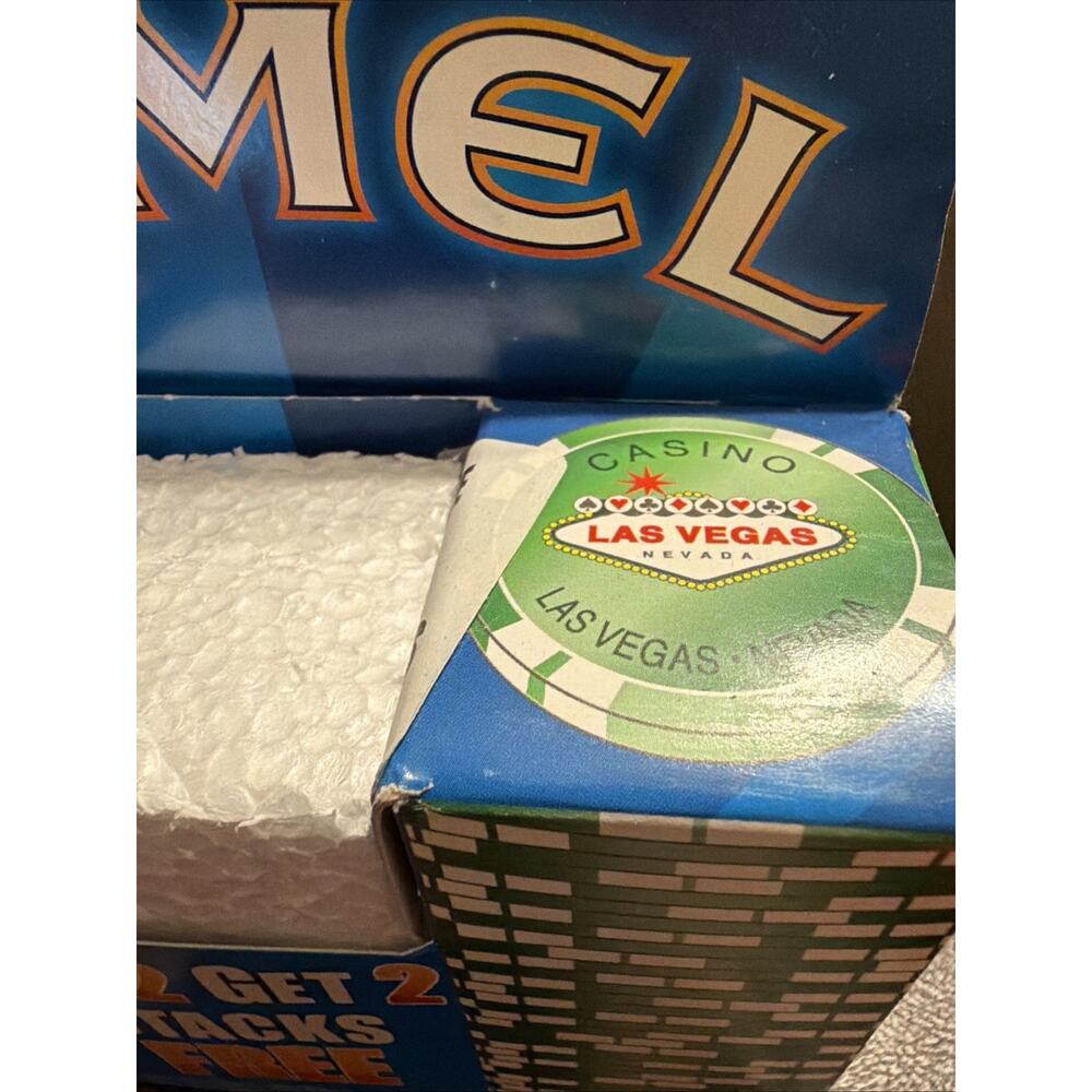 Camel Cigarette 'Buy 2 Get 2 Stacks' Las Vegas Nevada Casino 50 Poker Chips - Picture 4 of 5
